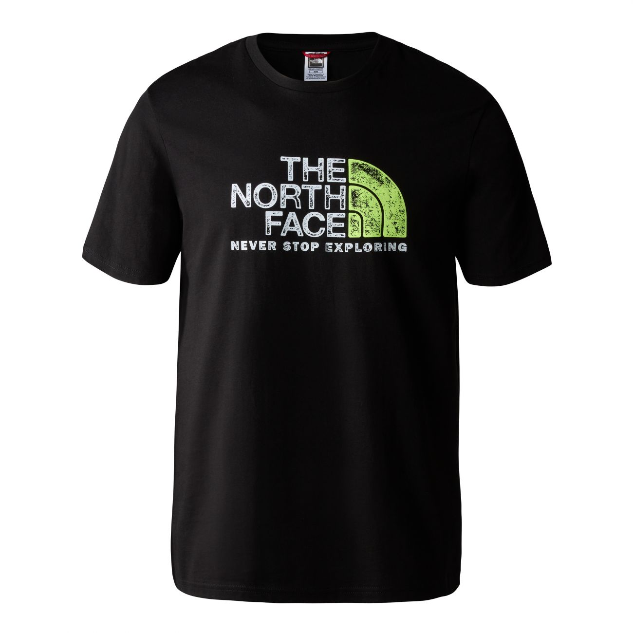 T-shirt The North Face Rust 2 TNF Black Led Yellow