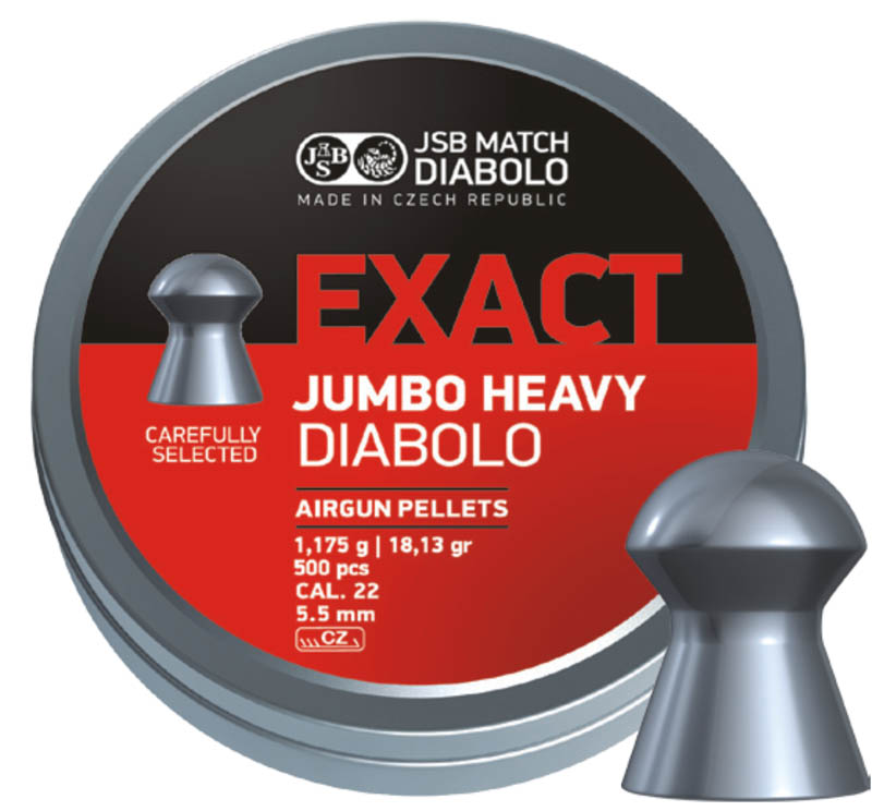 Βολίδες JSB Exact Jumbo Heavy Diabolo 4.52mm / 500