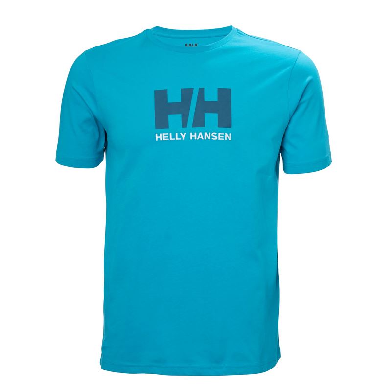 Κοντομάνικο Helly Hansen Logo Caribbean Sea 