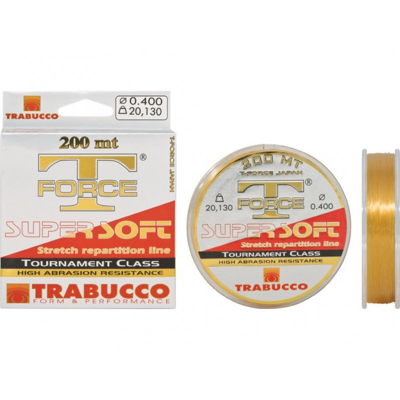Μισινέζα Trabucco T-Force Super Soft 200M 0.185mm  