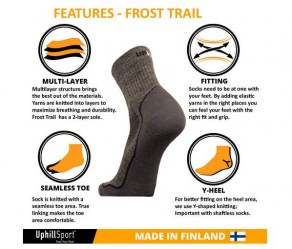 Κάλτσες UphillSport Frost Trail Running Grey  