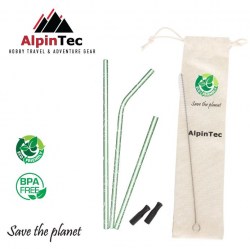 Καλαμάκια Οικολογικά Alpin Tec 215 150 6mm Green 