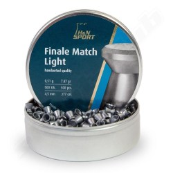 Βολίδες H&amp;N Finale Match Light (500) 4,5mm 